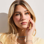 Triple Layer Chain Necklace Set
