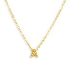 Crystal Initial Necklace