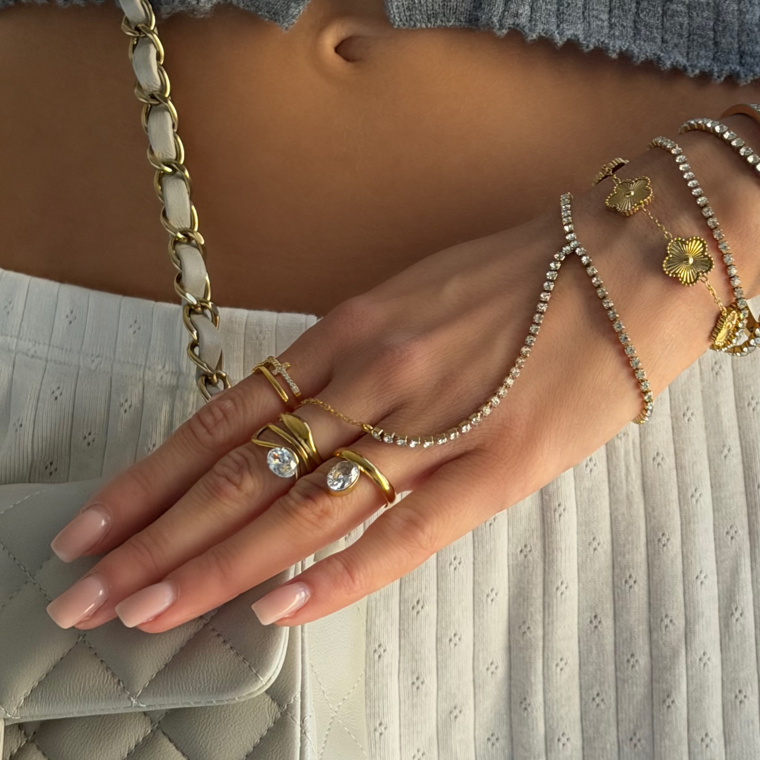 Icy Tennis Hand Chain