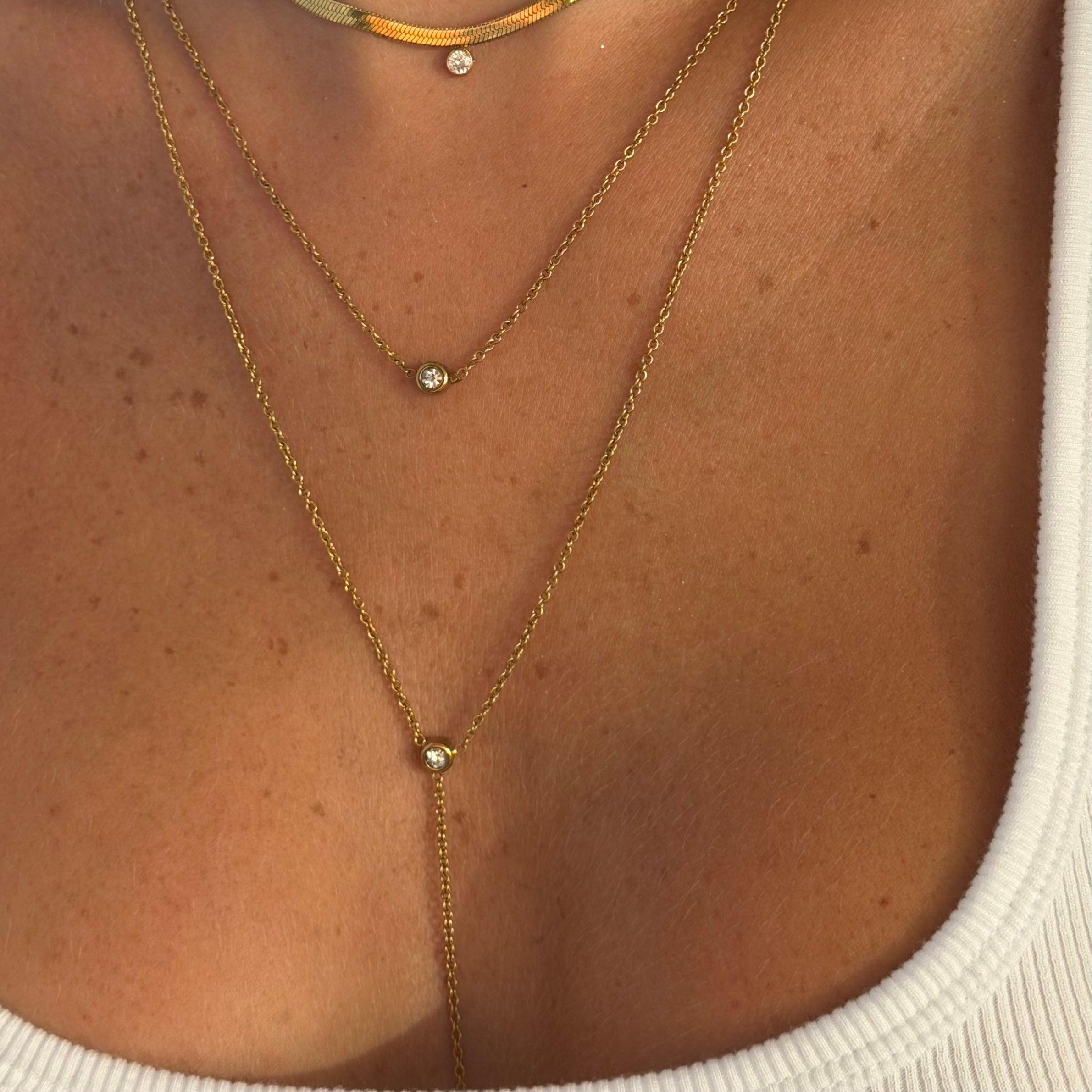 Mara Lara Lariat Necklace