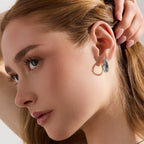 Golden Hoop Earrings