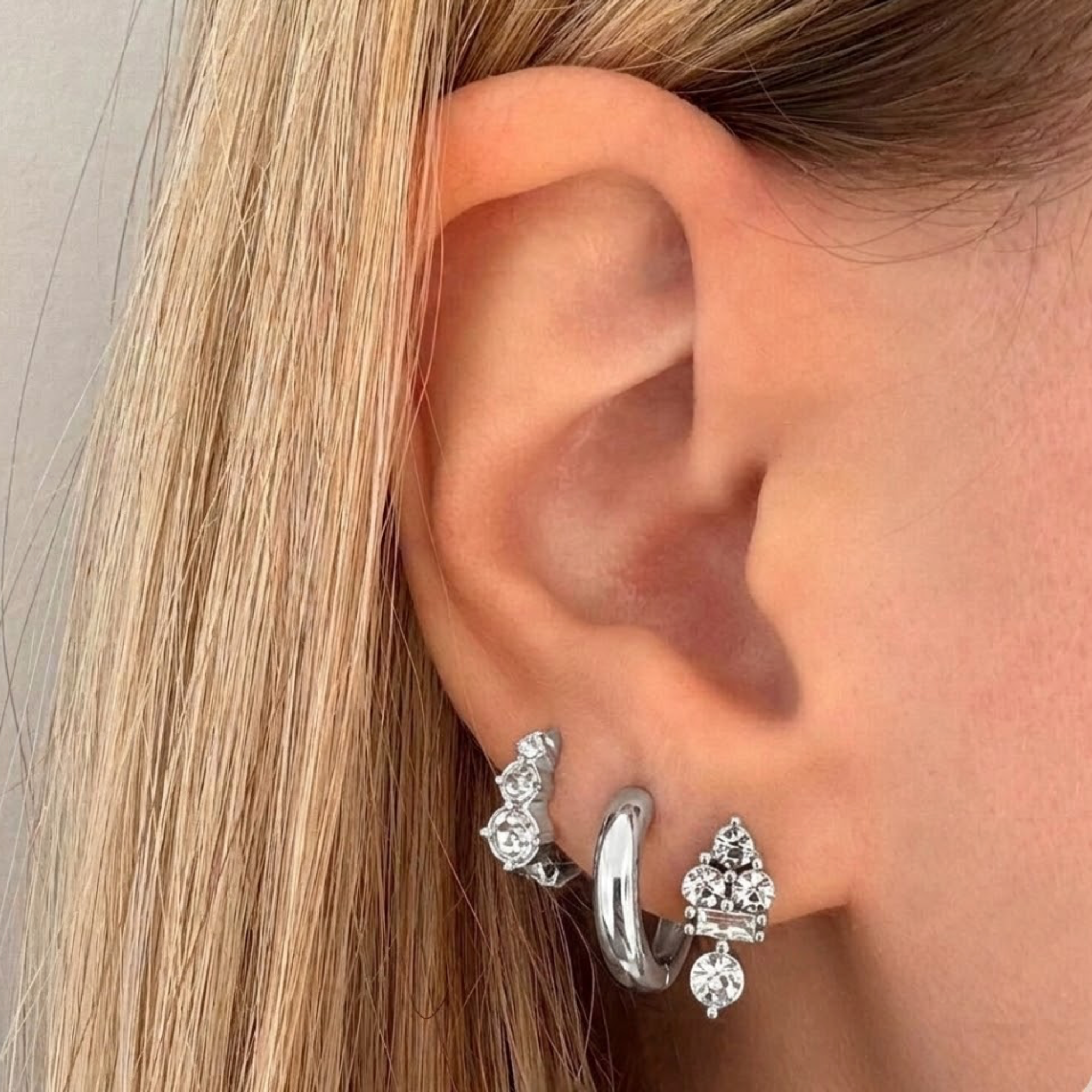 Kiss of Sparkle 3 Piece Earring Set